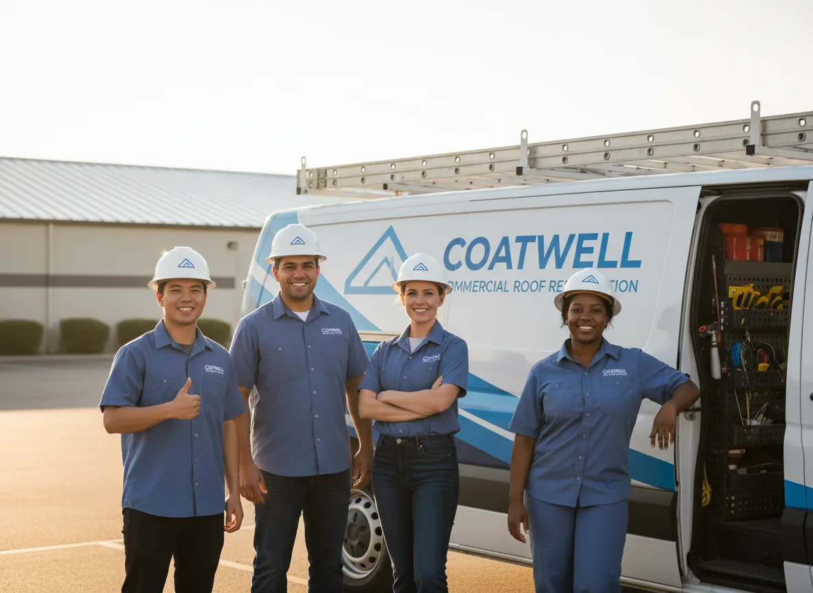 Commercial roof coating company in Lexington, OR